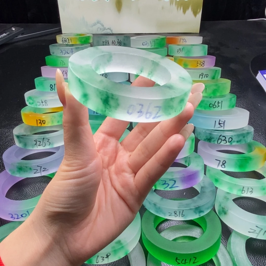 雨***玉独龙翠百搭手镯