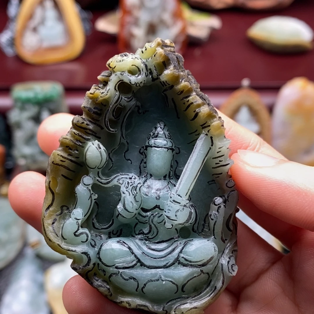 锁***芯定制翡翠未镶嵌天然缅料a货翡翠