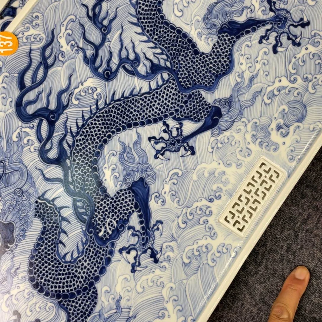 战***神景德镇陶瓷手工手绘