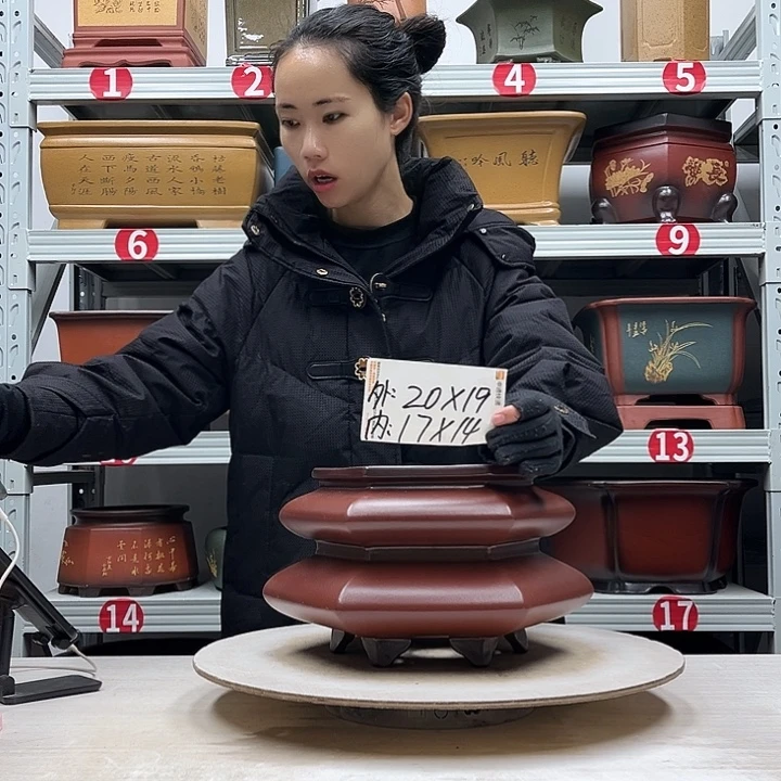 紫砂花盆紫砂花盆