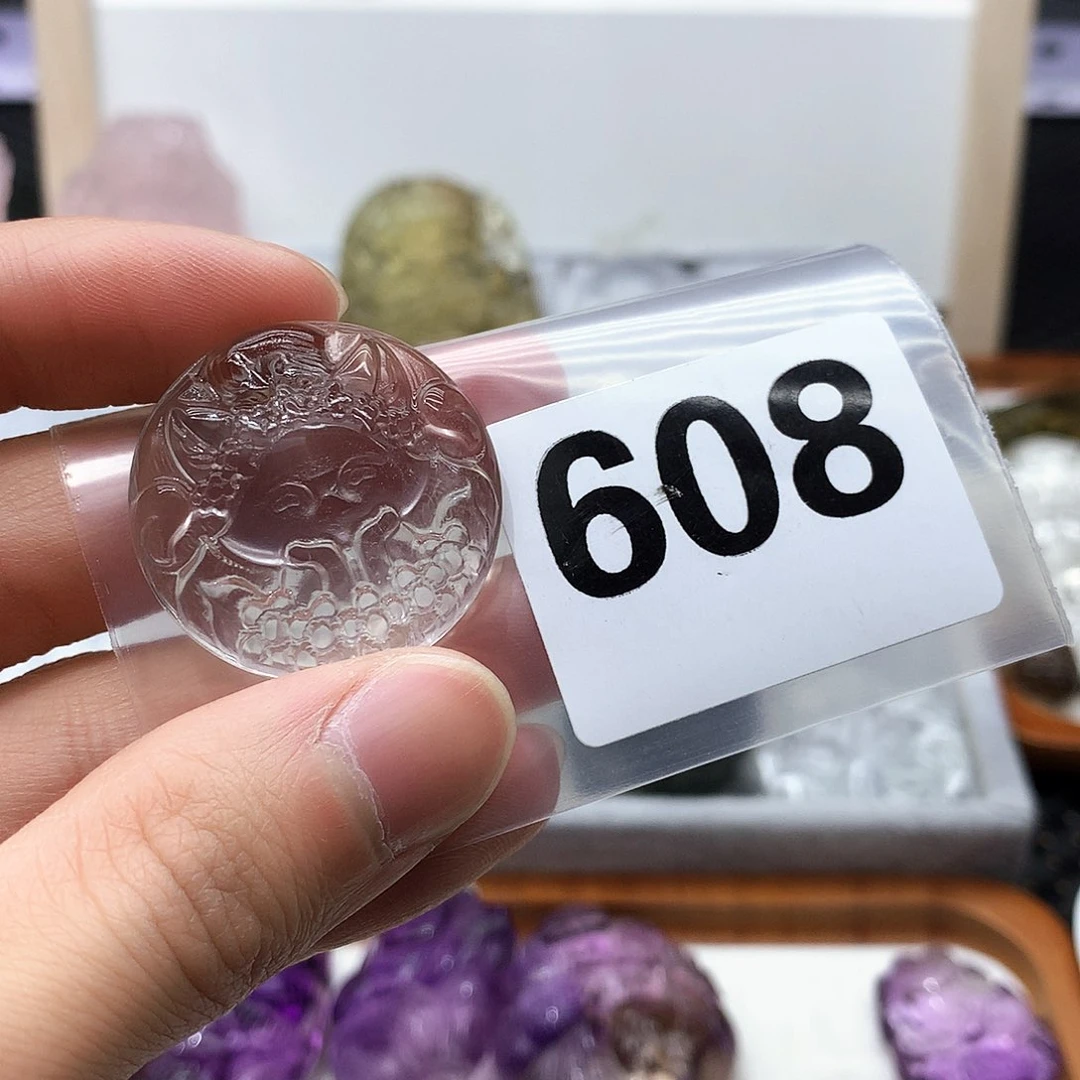 水晶颈饰未镶嵌吊坠