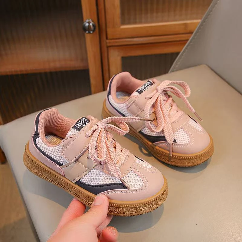 童鞋女网鞋新款春秋儿童防滑板鞋中大童运动鞋男女童跑步鞋