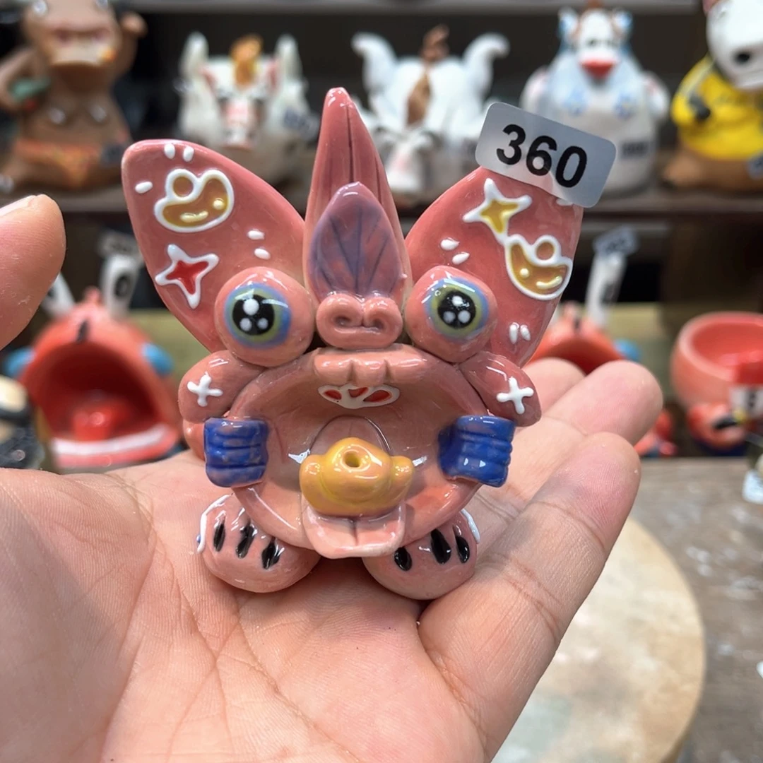 摆件纯手工抽象陶瓷摆件360