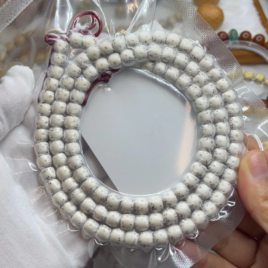 手串星月菩提7.5/6.5原白大眼睛