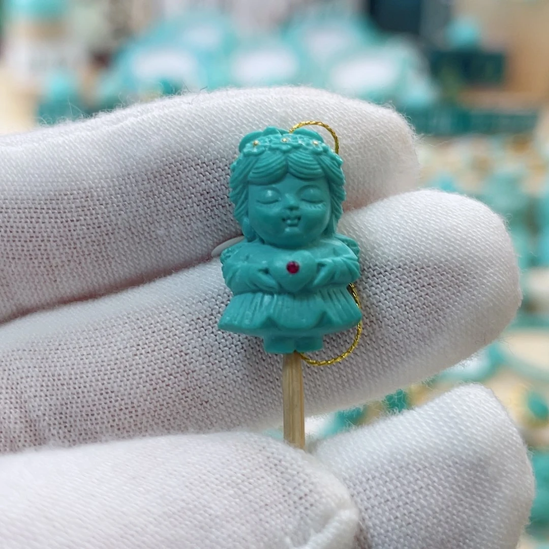 绿松石珠宝奇石未镶嵌小*