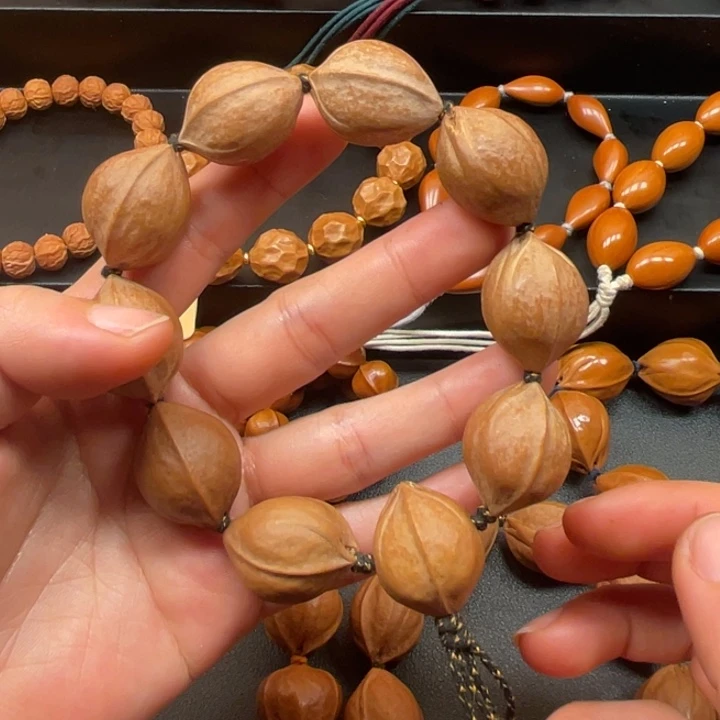 橄榄核手串/手链梅林铁素8年同树料20.527
