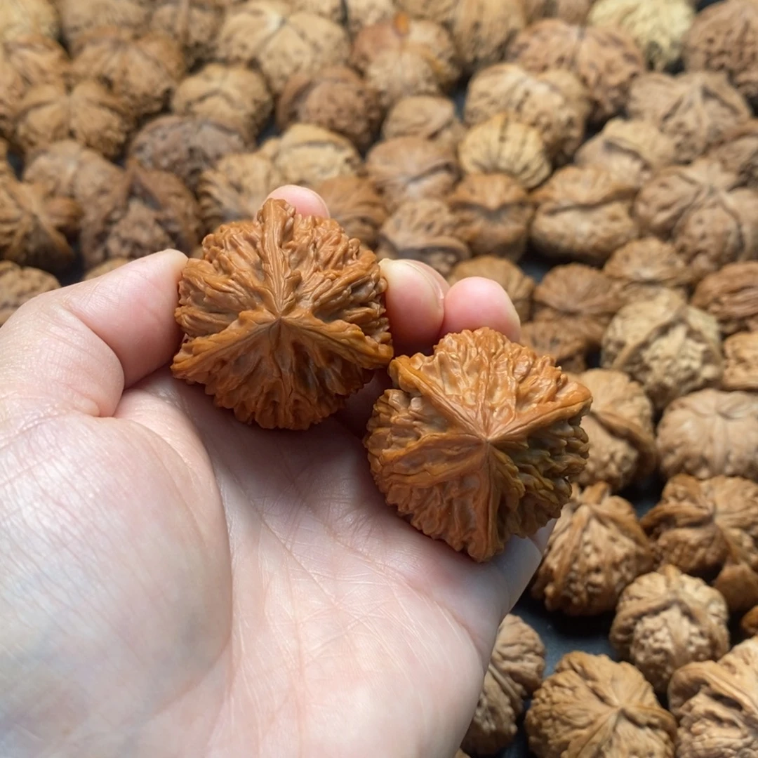 文玩核桃把件39文山三棱