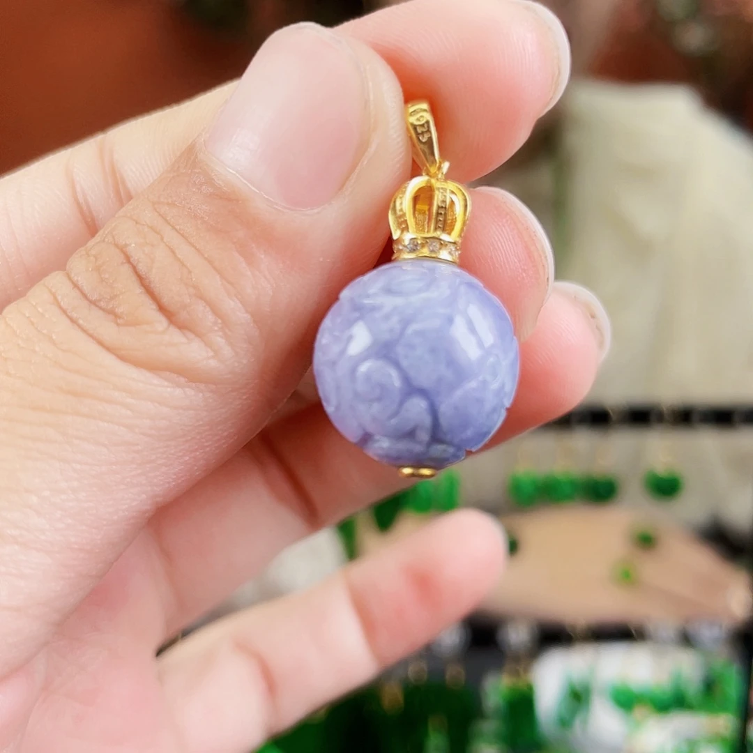 翡翠未镶嵌耳饰饰品