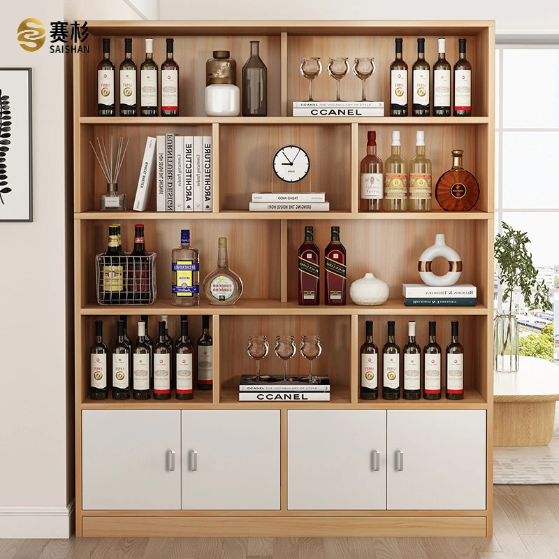 酒柜客厅靠墙家庭家用电视柜边小酒架网红小户型产品展示柜陈列柜
