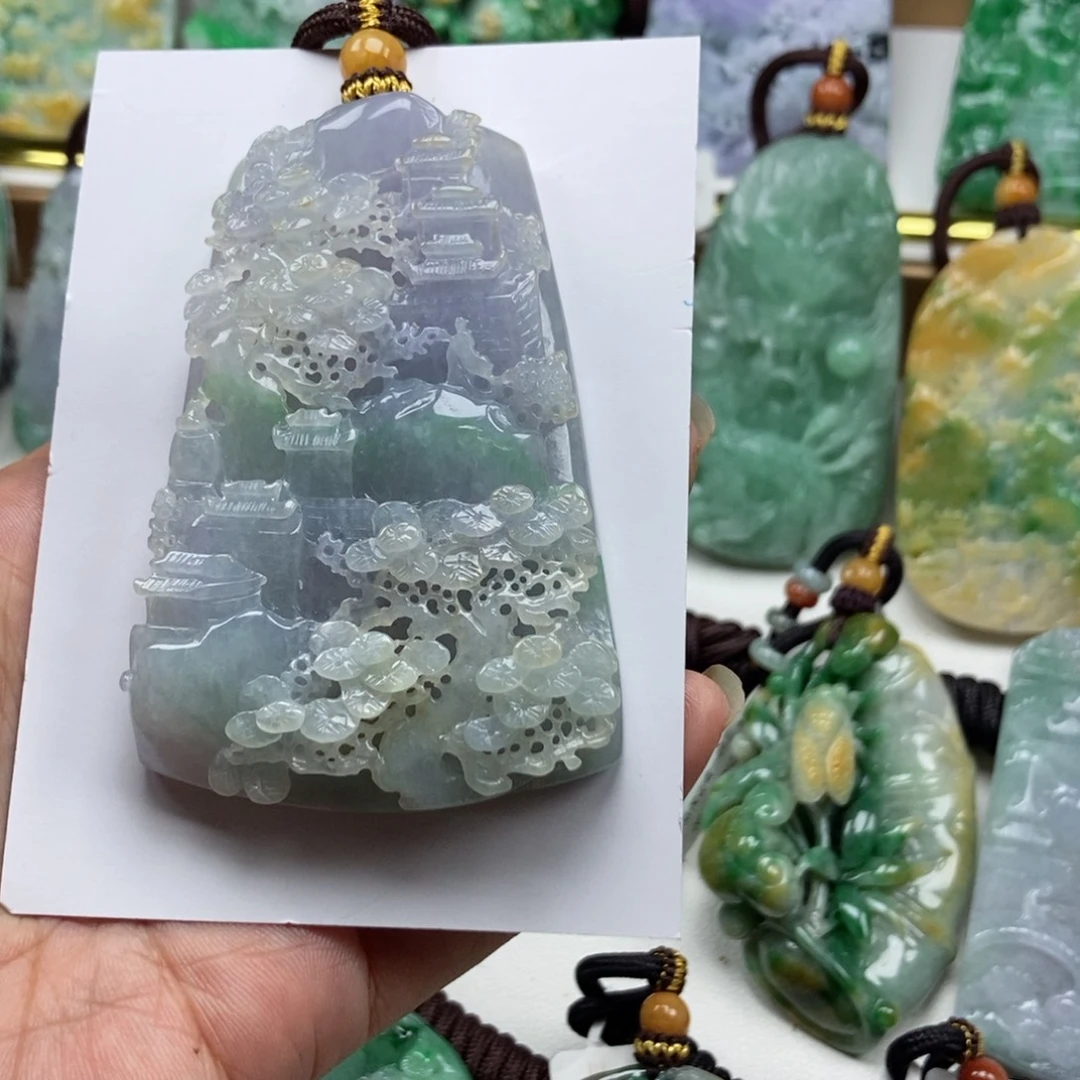颈饰未镶嵌翡翠翡翠吊坠
