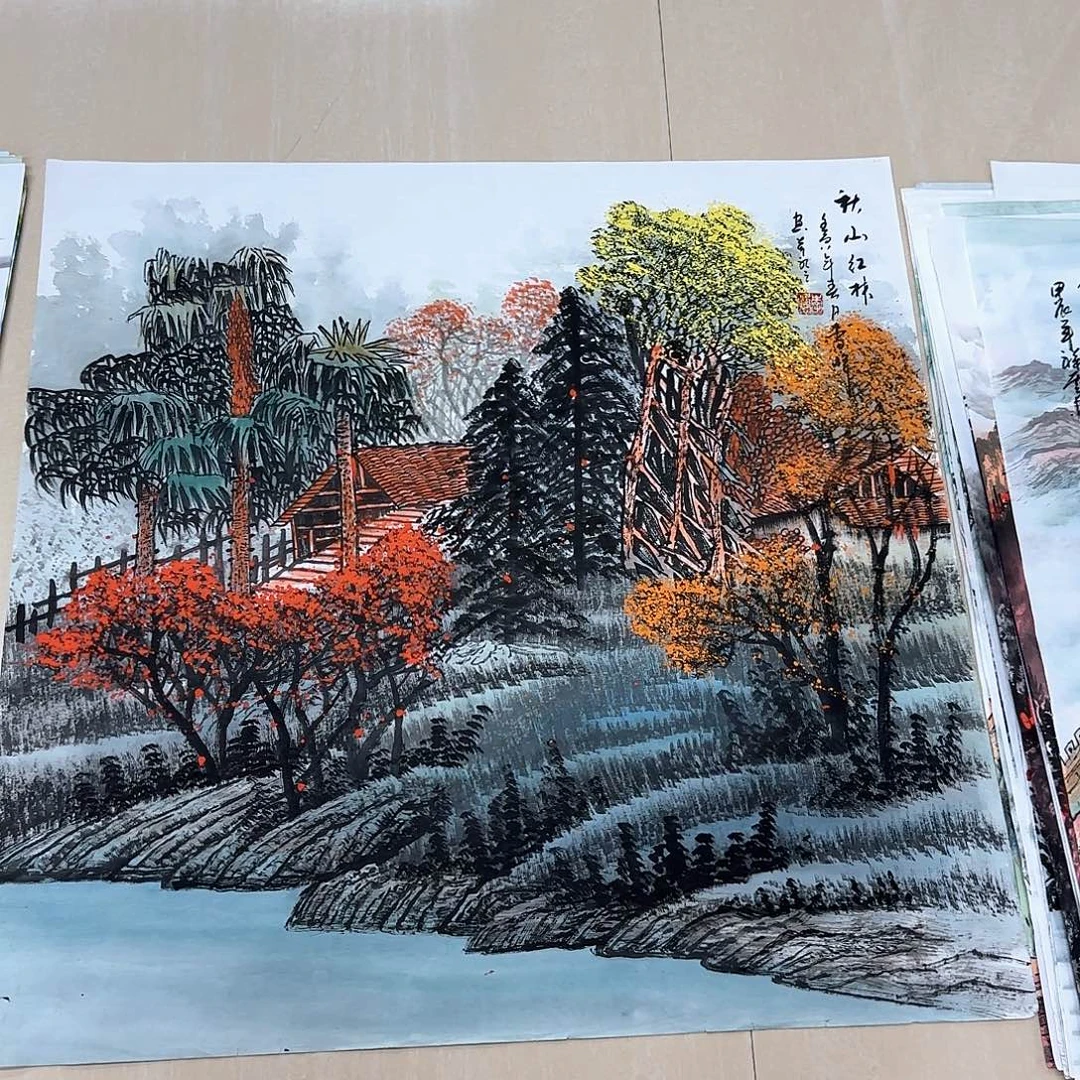 国画国画作品集一个