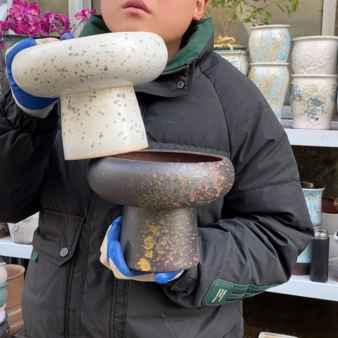 花盆紫砂口18高16福利俩个