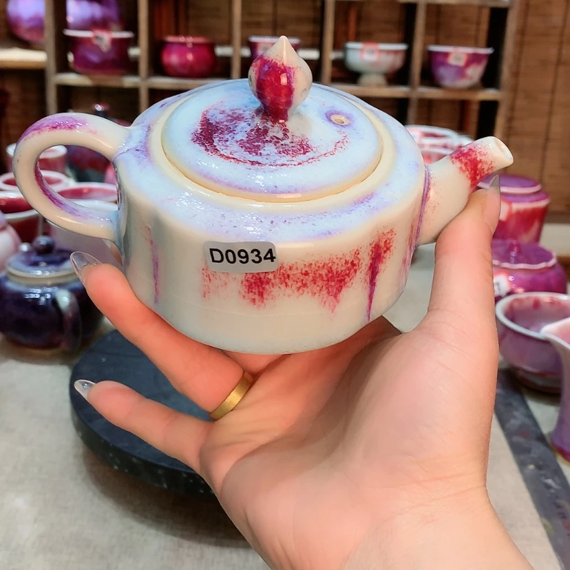【闪购商品】微瑕钧瓷主人杯摆件工艺品