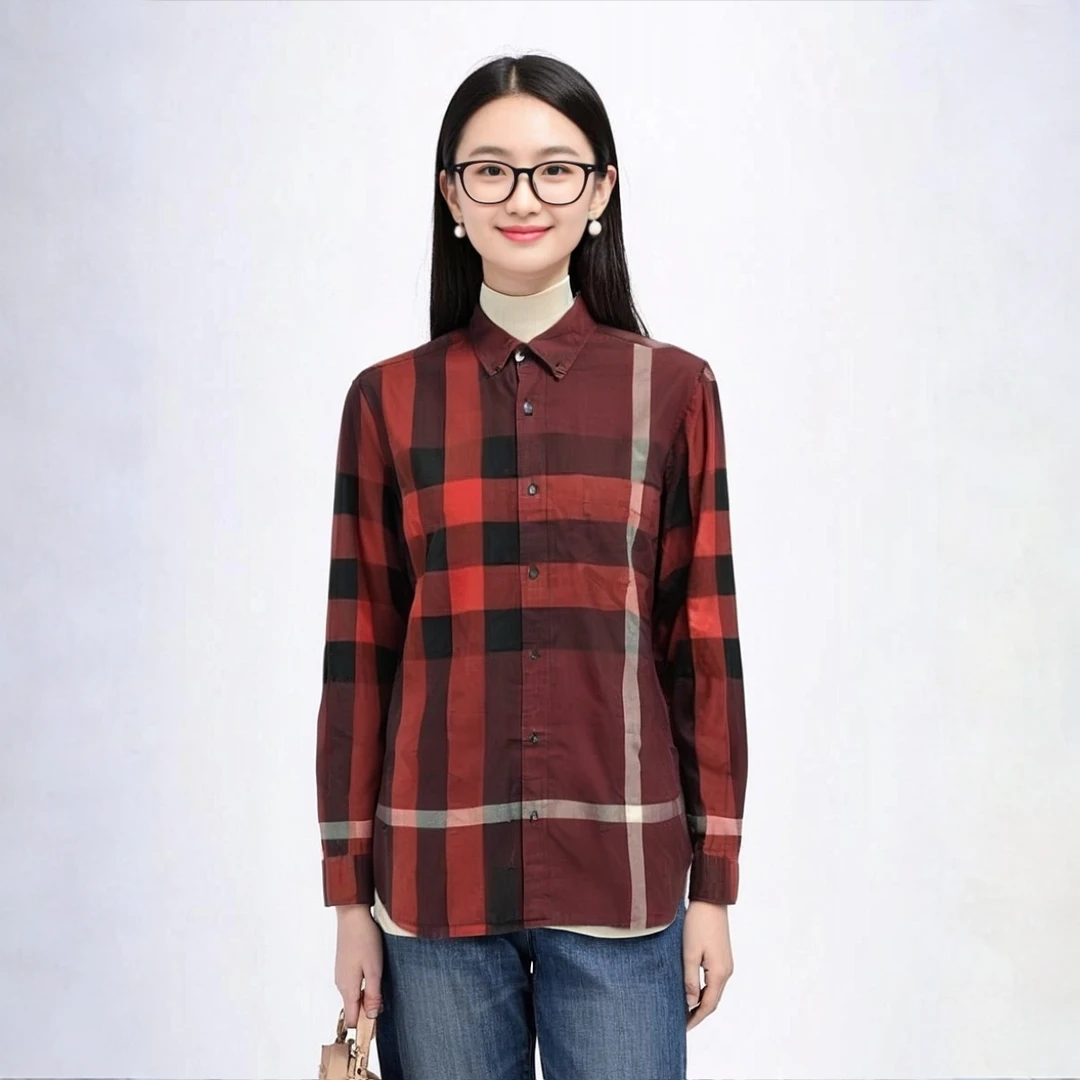 99新 BURBERRY/博柏利 双双臻选/zz00375/博柏利衬衫/XL