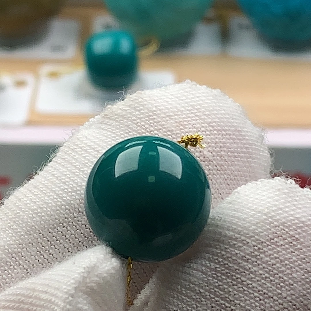 绿松石未镶嵌配饰12.5