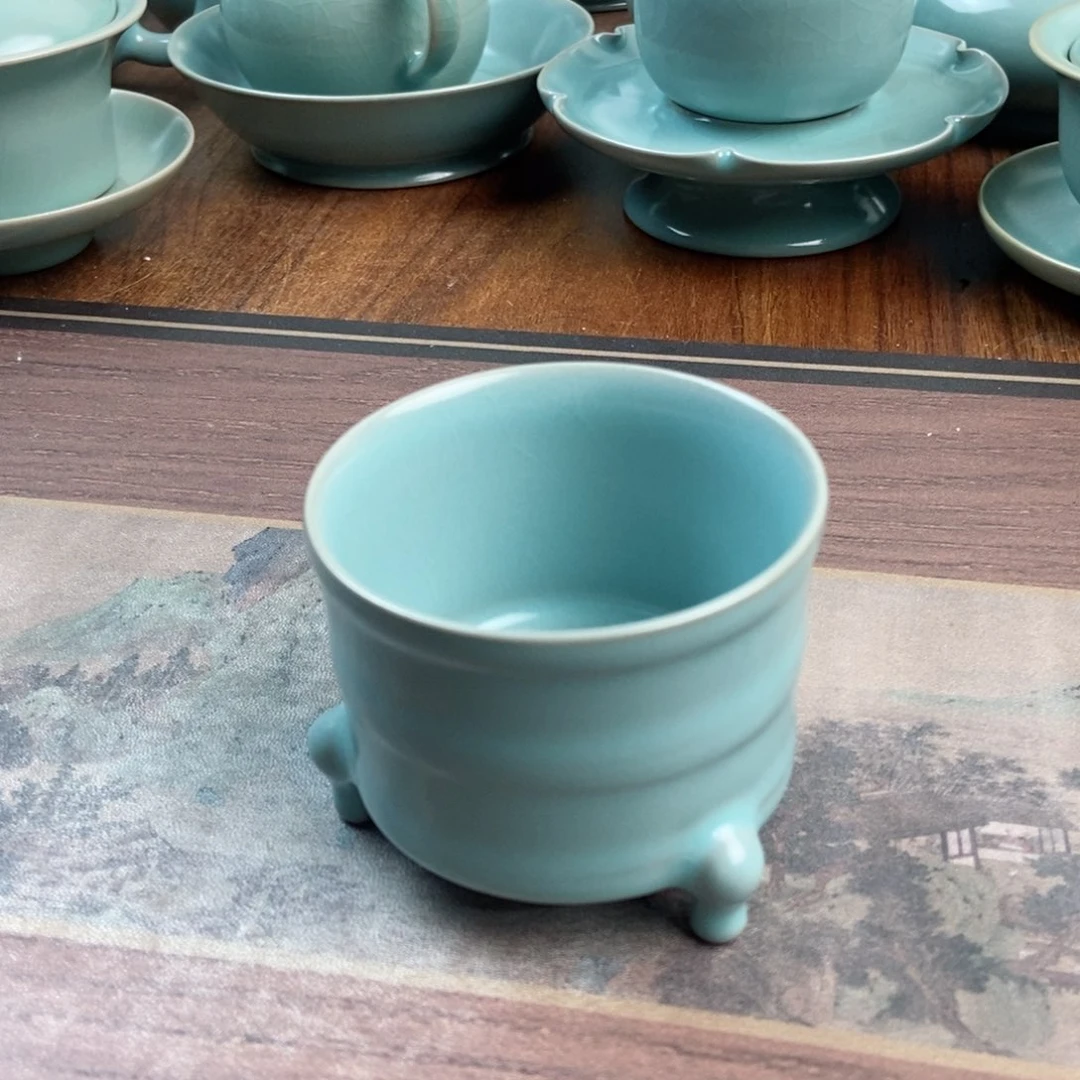 摆件原产地原矿汝瓷～茶器