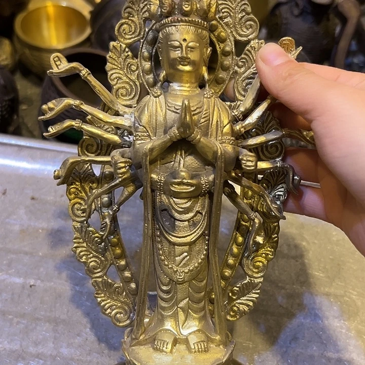 黄铜摆件，文房工艺品摆件