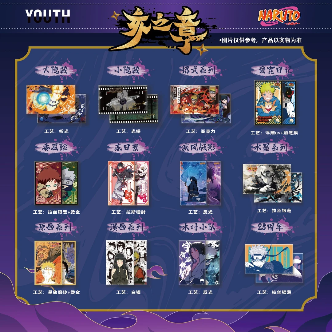 【拆包】YOUTH火影.亥之章色纸收藏盲盒（默认代拆）