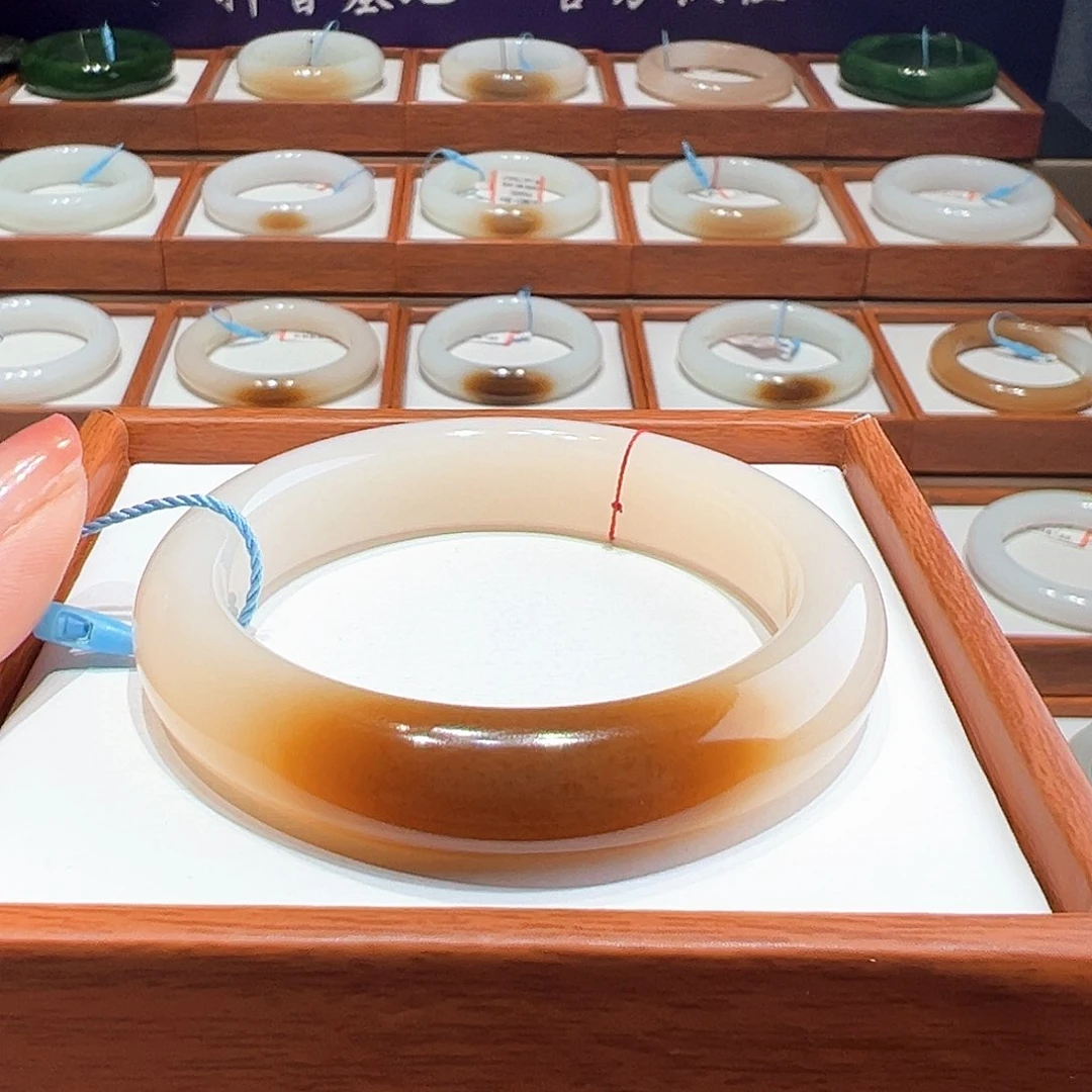 和田玉手镯5253未镶嵌