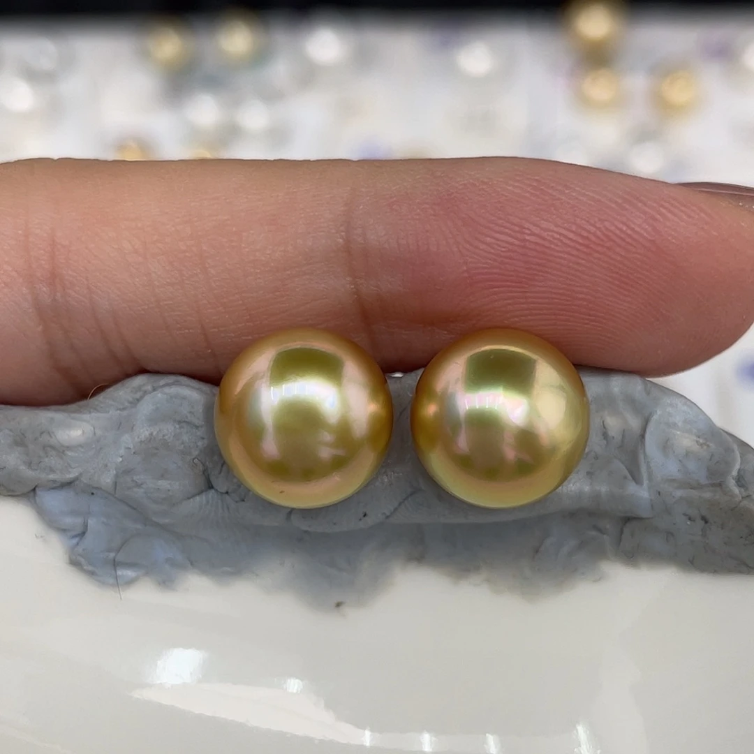 定制海水珍珠未镶嵌裸珠南洋金珠
