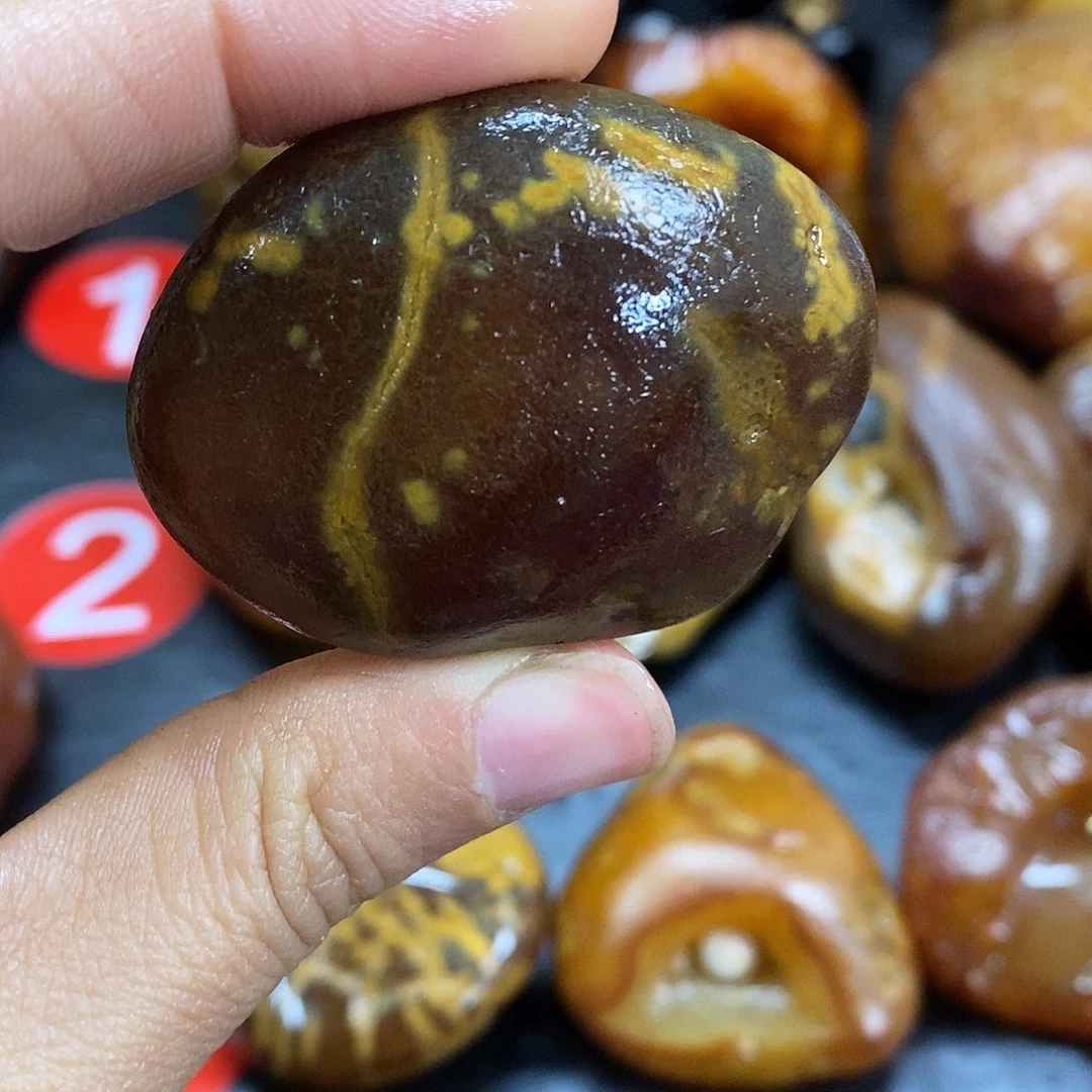 玛瑙/玉髓未镶嵌手把件