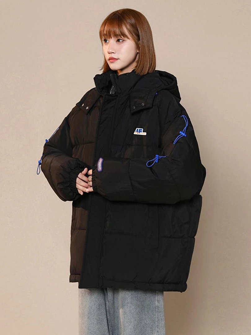 羽绒棉服韩版宽松冬季面包服2025年学生百搭棉袄冬装加厚棉衣806