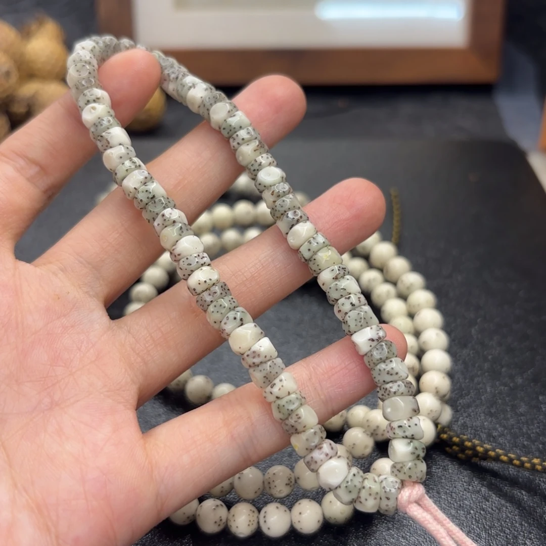 星月菩提吊坠7改工费燃烧机月留白手持