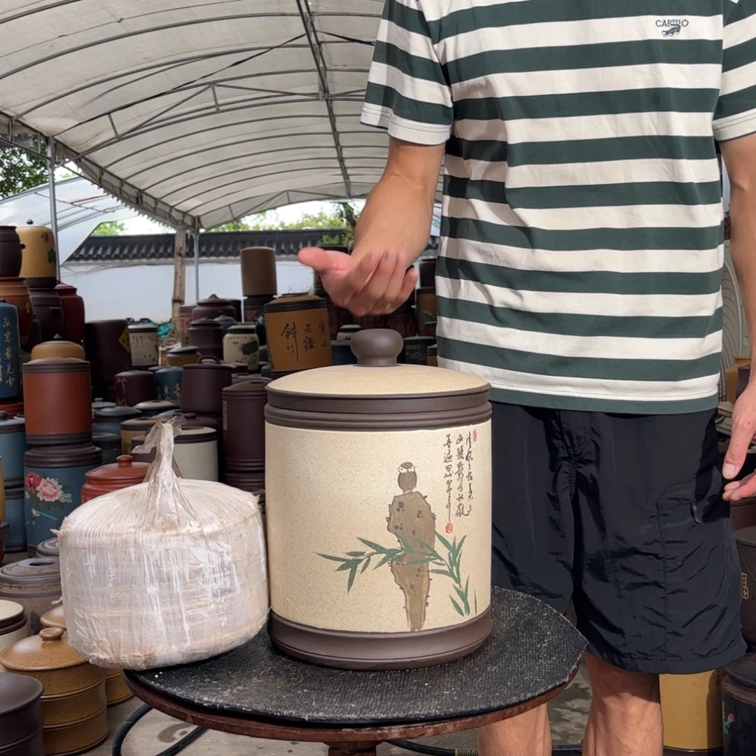 紫砂茶叶罐8 饼茶叶罐
