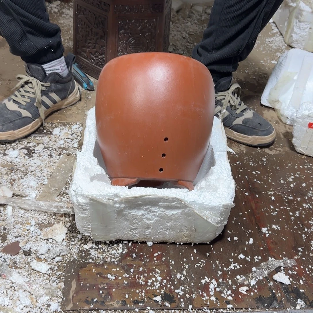 紫砂花盆口径15.21口径