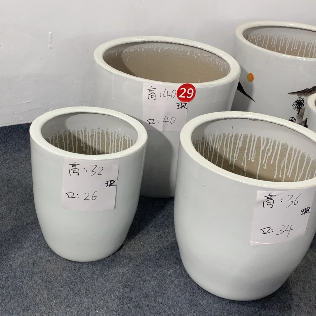 高温陶瓷花盆微瑕
