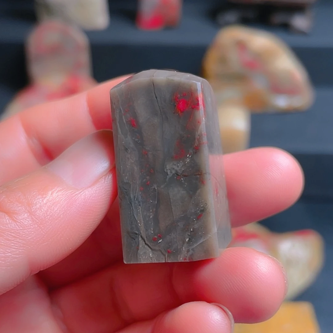 【闪购商品】昌化石花***酒昌化鸡血石印章