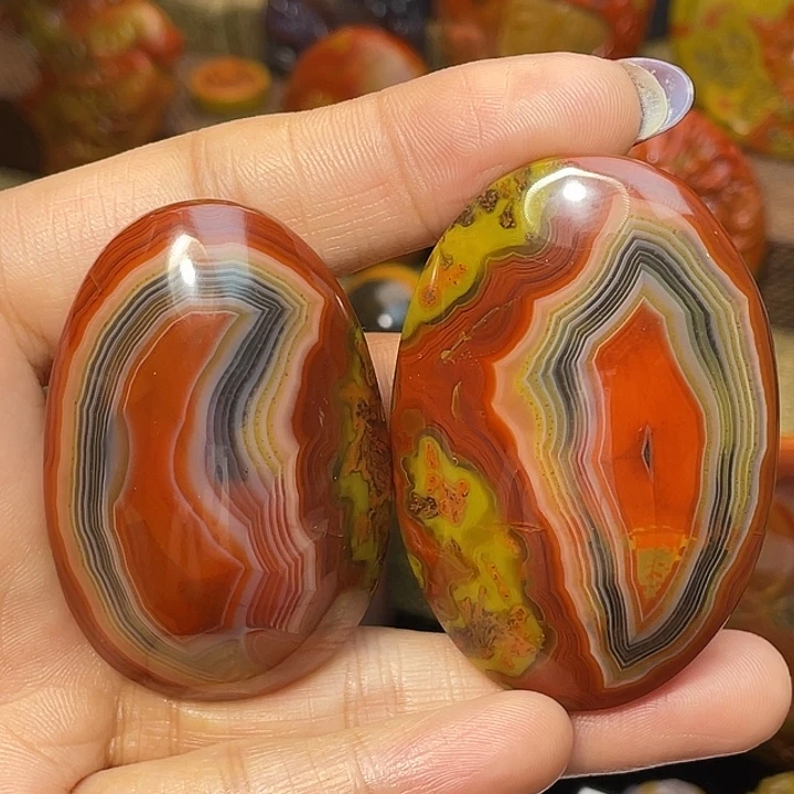 玛瑙/玉髓未镶嵌吊坠(不含链)收藏经典段