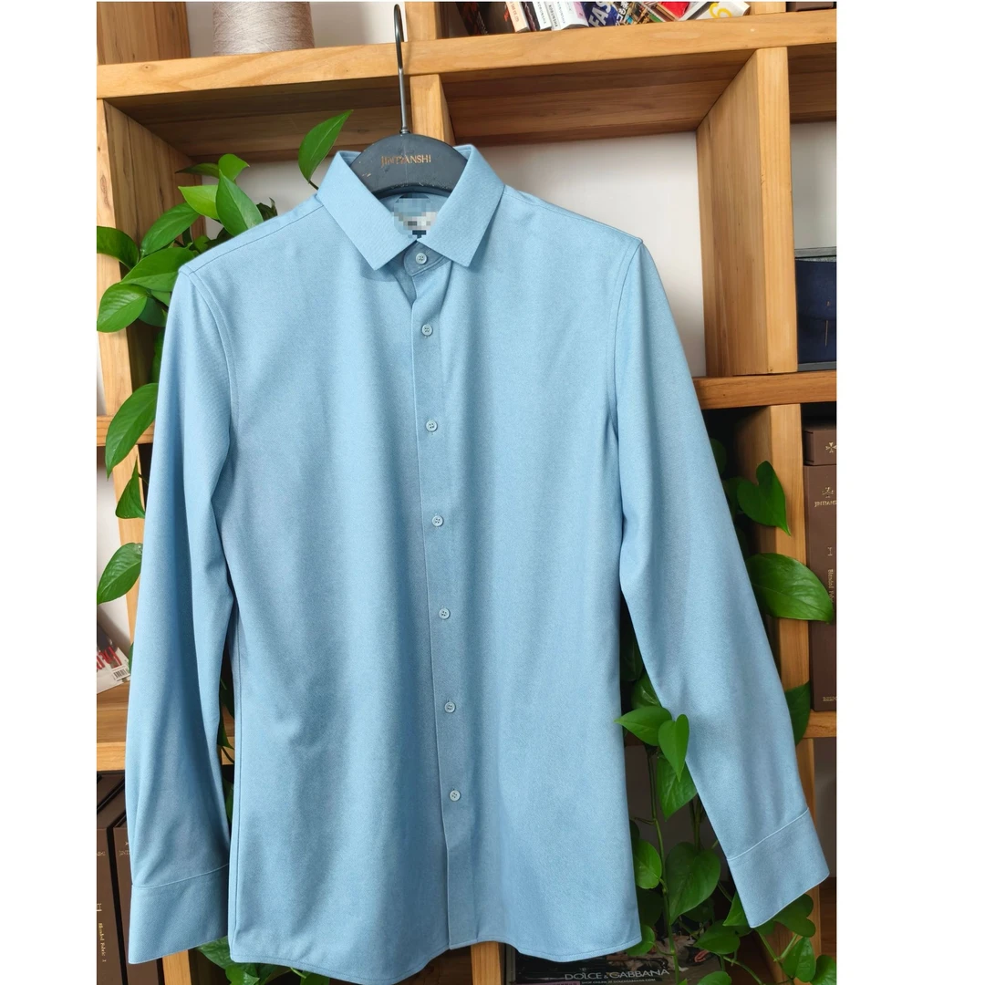 男款长袖衬衫长袖商务5562