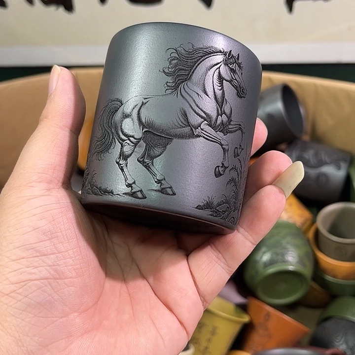 茶杯紫砂全手工紫砂主人杯