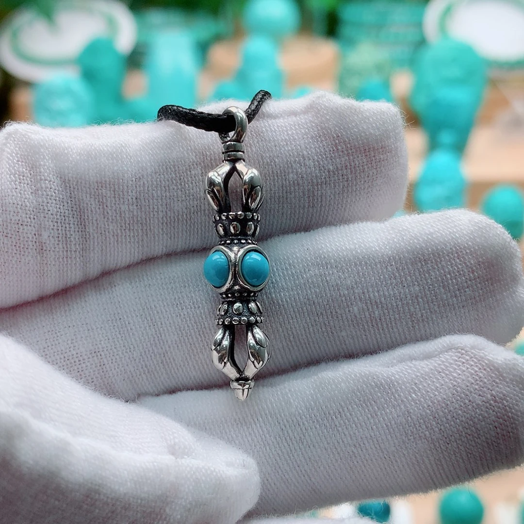 绿松石银S925镶嵌配饰