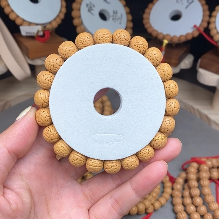 手串桃核雨蝶边尺11抛光尺寸误差0.5mm之间