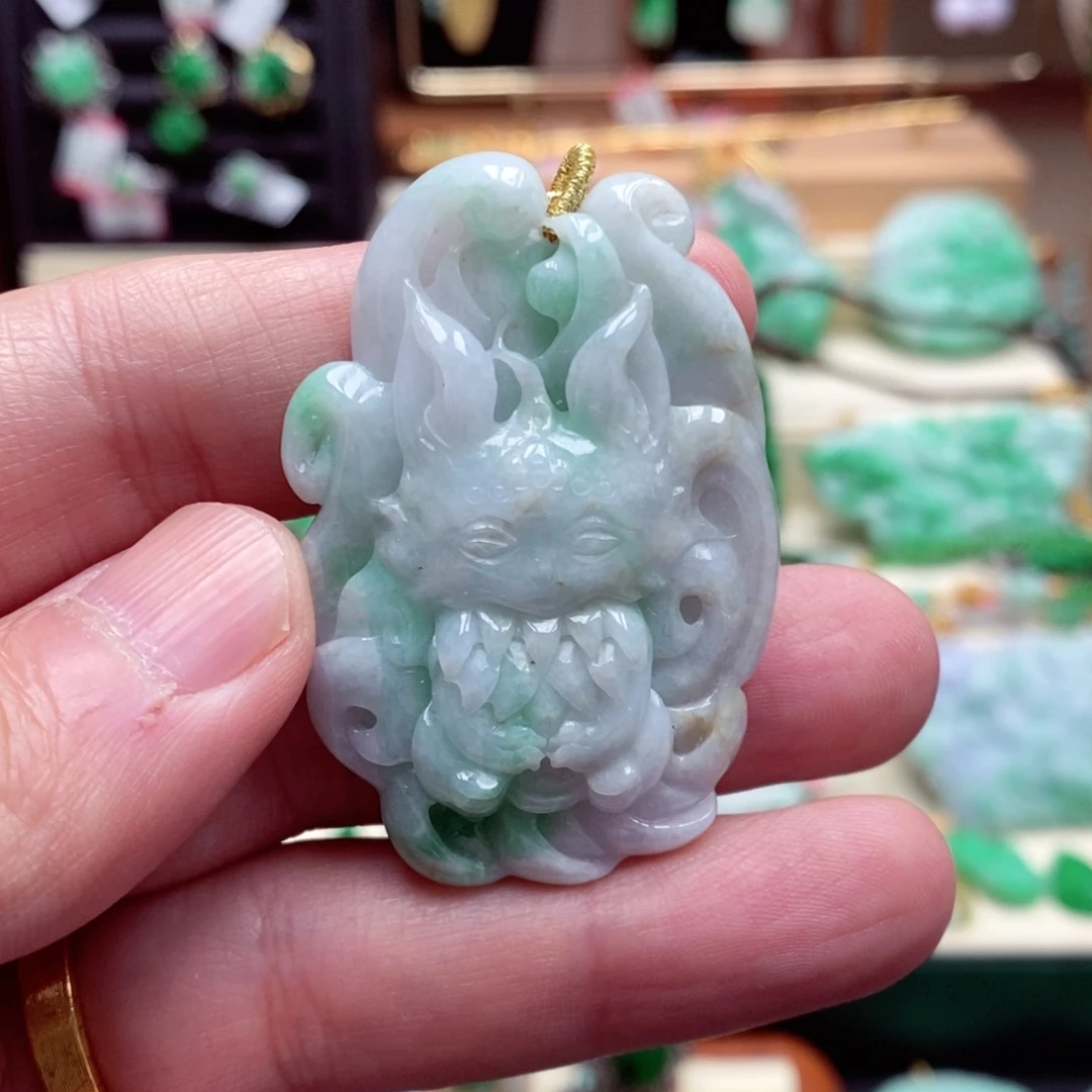 颈饰未镶嵌翡翠翡翠吊坠