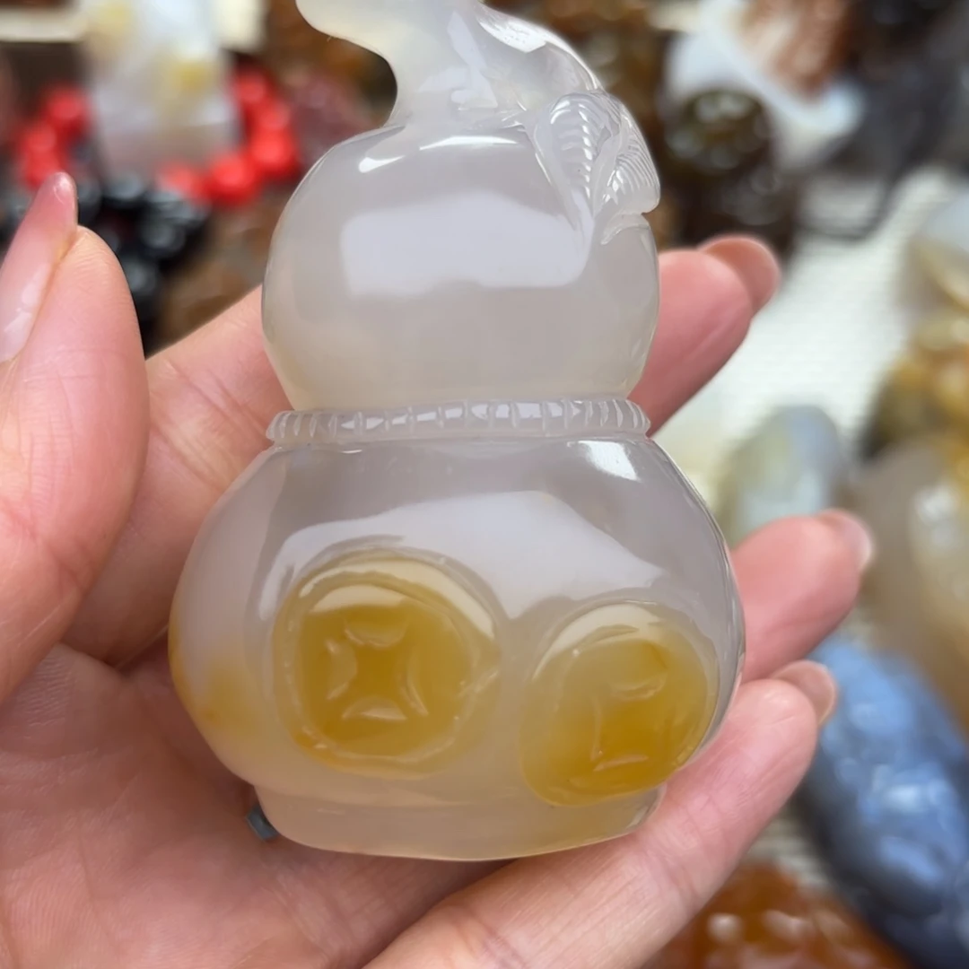 未镶嵌把件玛瑙/玉髓