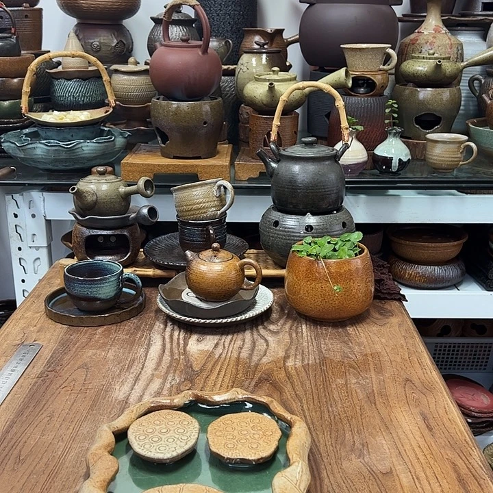 紫砂宜兴紫砂粗陶茶具79