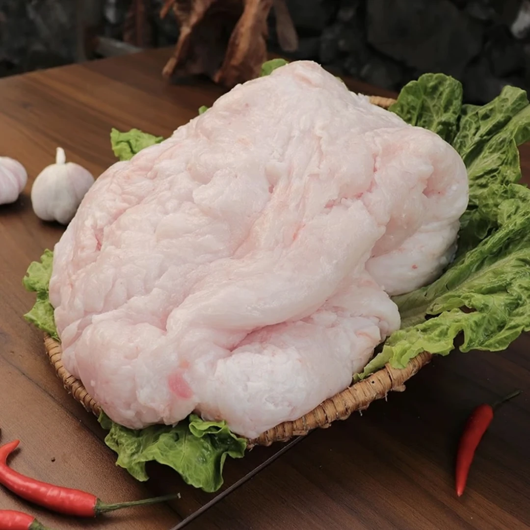 板油 新鲜农家粮食 黑猪土猪猪板油