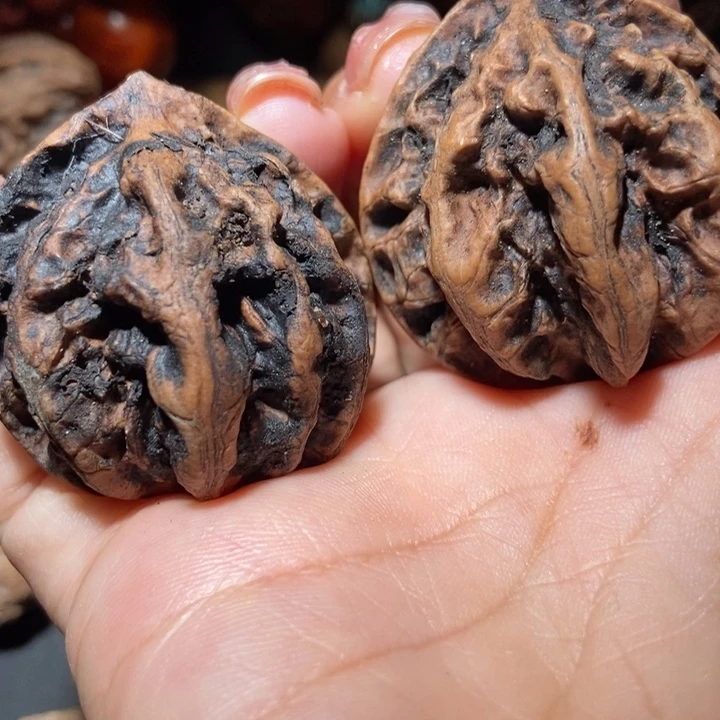 把件文玩核桃东北楸子小雪6