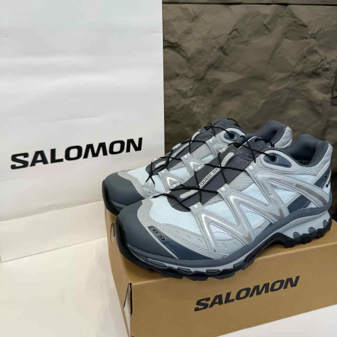 SALOMON萨洛蒙 XT-Quest GTX减震支撑耐磨轻防水防滑民谣蓝491276