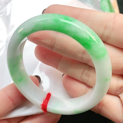 未镶嵌手镯翡翠正圈2592