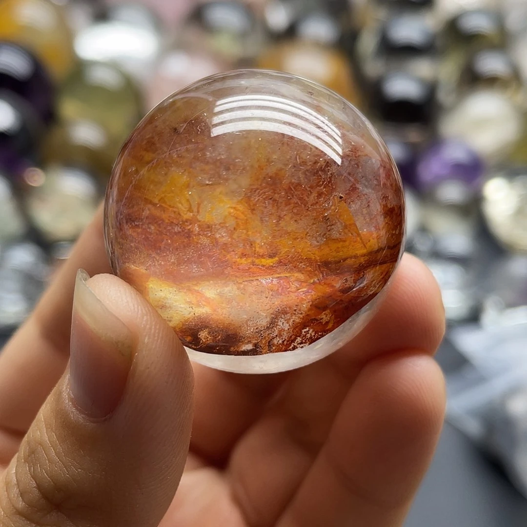 天然水晶35mm未镶嵌水晶