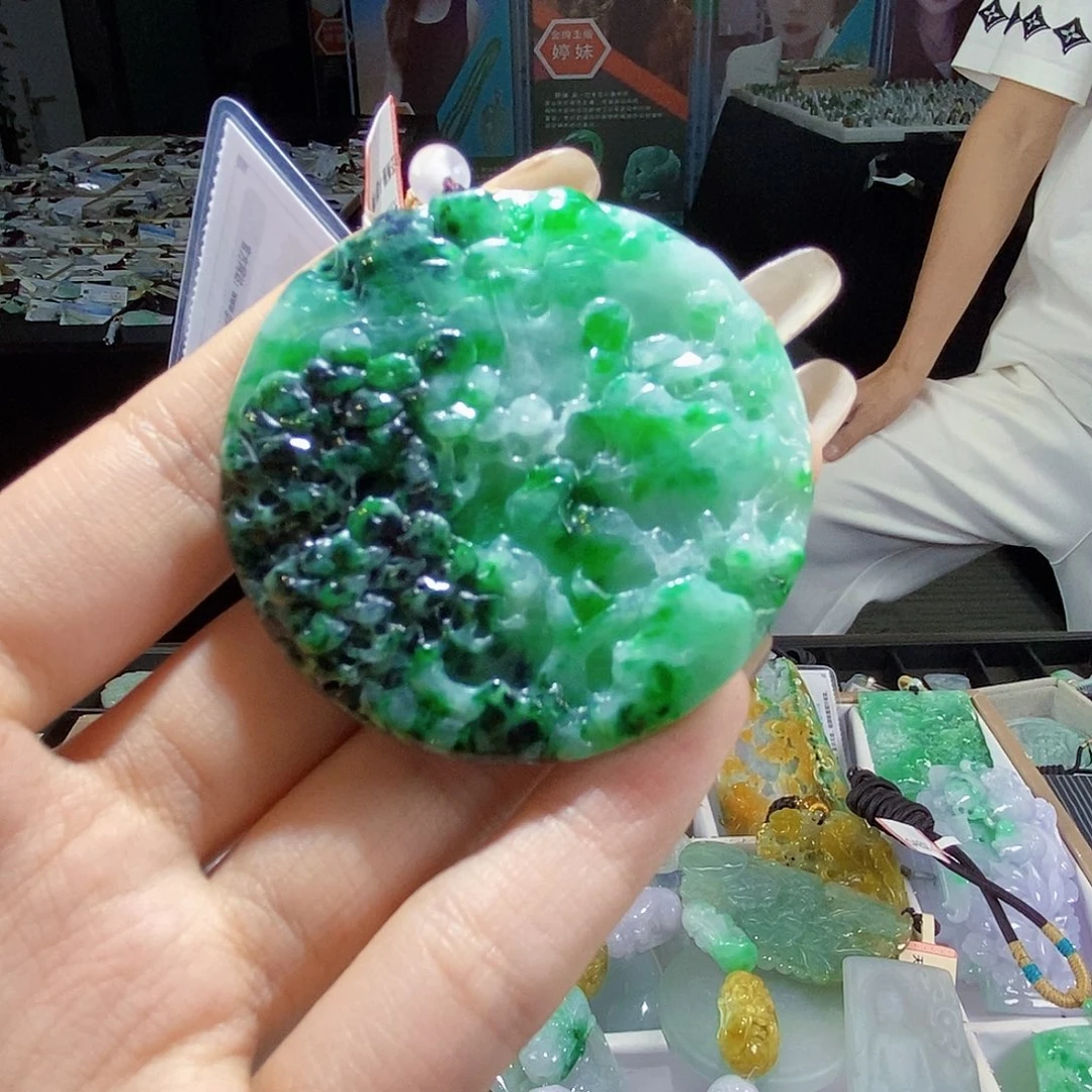 颈饰未镶嵌翡翠翡翠
