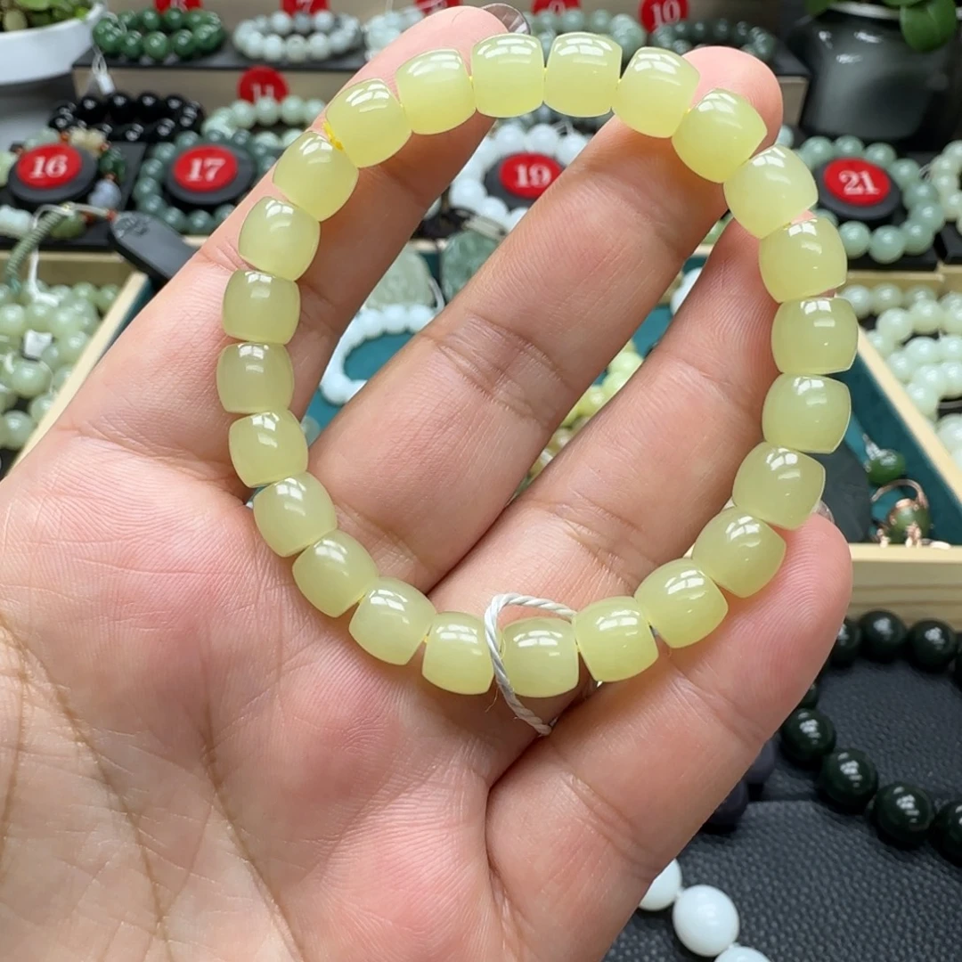 和田玉未镶嵌手链10