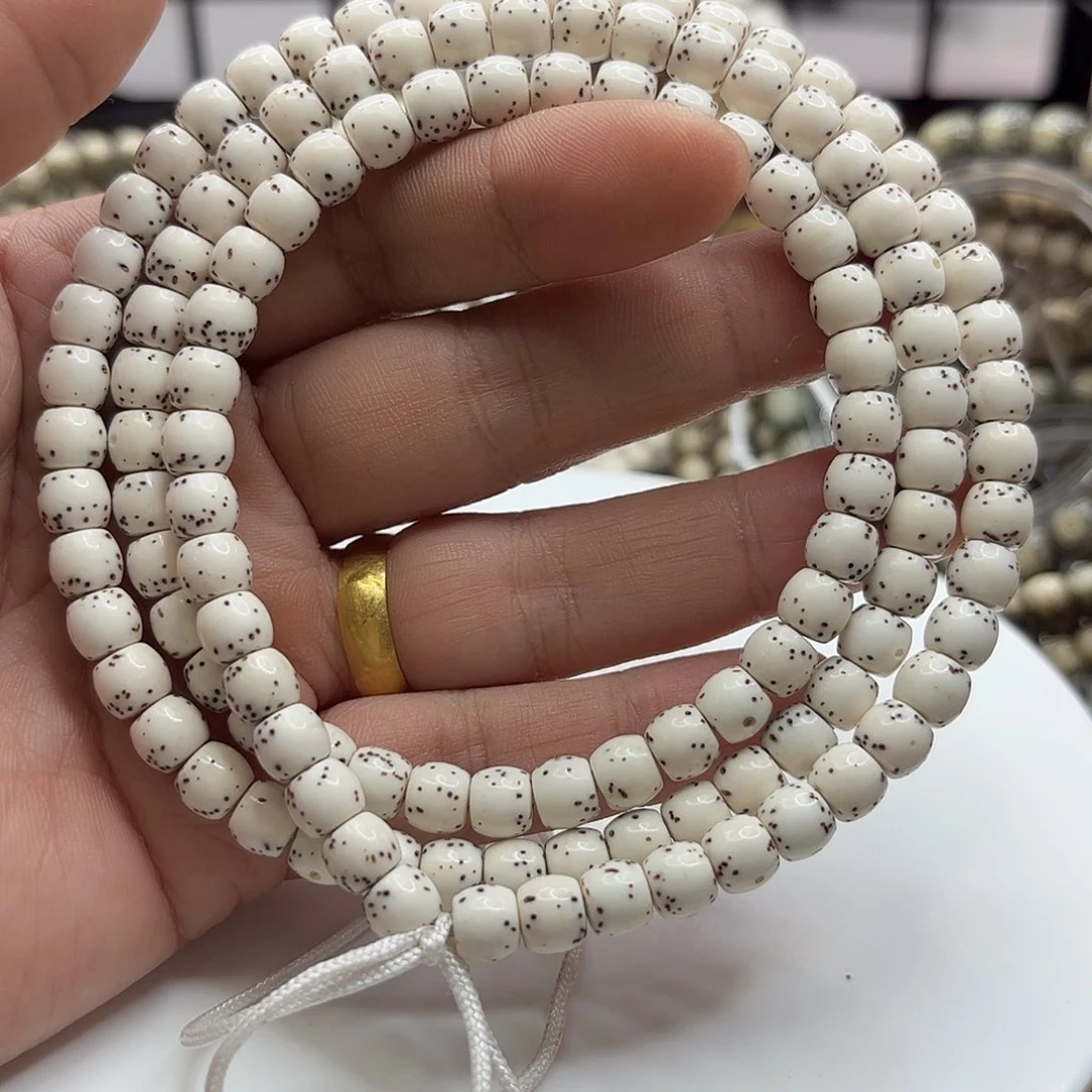 星月菩提手串76鼓通体双留白