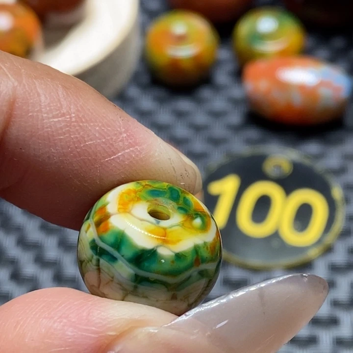 草***狼玛瑙/玉髓合金颈饰