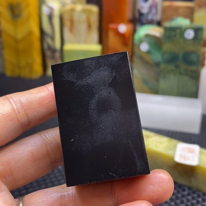 印度石小*鸭青田石印章石