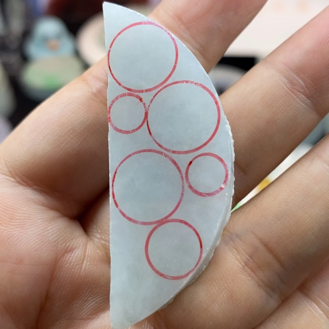 翡翠散珠冰种厚料子22223